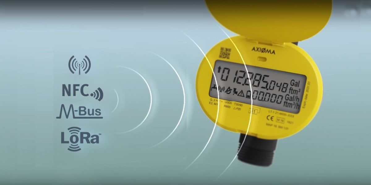 Axioma Qalcosonic W1 za precizno merjenje porabe hladne in tople vode
