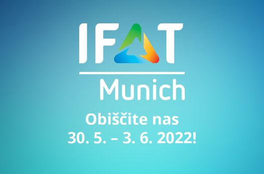 Obiščite nas na sejmu IFAT 2022 v Münchnu!