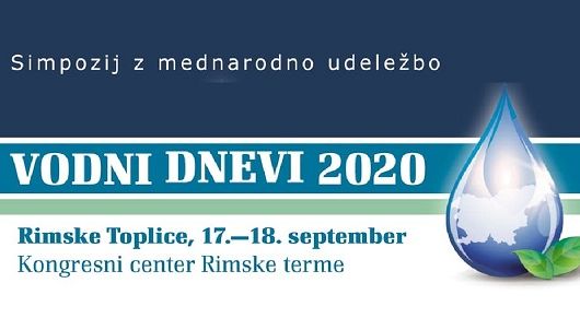 Simpozij Vodni dnevi 2020 na daljavo prek spleta ali osebno v Rimskih Toplicah