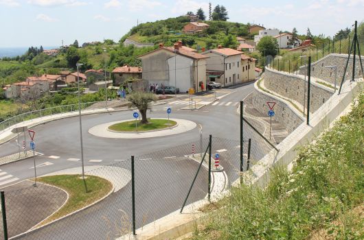 Izgradnja krožnega križišča v Gonjačah ter rekonstrukcija ceste