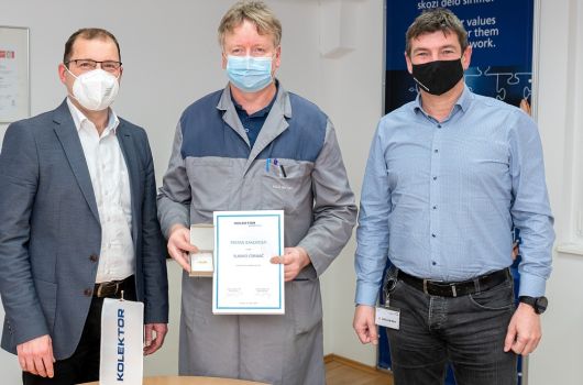 Slavko Černač je prejemnik prstana kakovosti