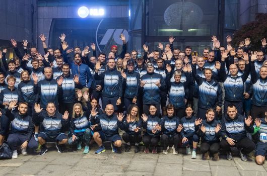 260-članska Kolektorjeva ekipa na Ljubljanskem maratonu
