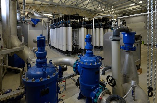 Improved water treatment plant Malni